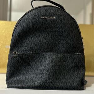 Michael Kors Black Backpack Medium with Wallet